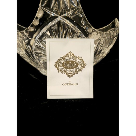 Vintage Shannon Godinger Crystal Basket, Original Box - Picture 15 of 15